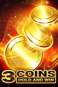 3 coins slot logo